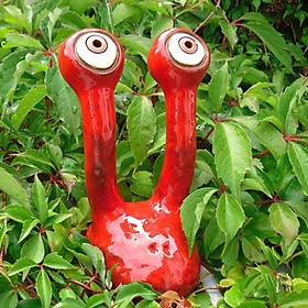 Garden Snail Statue Garden  Figurines Potted Patio Yard Lawn Decoration