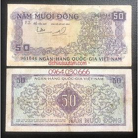 Mua Tờ 50 đồng dây leo trong bộ tướng VNCH 1966 sưu tầm