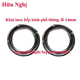 Mua Khay inox bếp gas phổ thông lổ trong 14cm