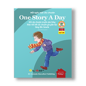 Sách - One Story A Day CUỐN 1 : 365 câu chuyện phát triển IQ, EQ cho bé - Bản song ngữ tặng kèm file nghe