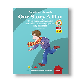 Sách - one story a day cuốn 1 : 365 câu chuyện phát triển iq, eq cho bé - bản song ngữ tặng kèm file nghe