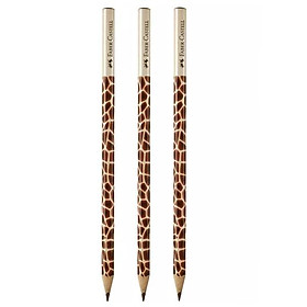 Faber-Castell-118368P-Bút Chì Đen Motif Giraffe (3 Cây)