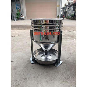 Máng vịt 1 bao inox 430 chân U kẽm