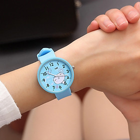 Mua Disney student watch female Korean version of the waterproof simple quartz watch cute cartoon luminous pointer children watch girl 327 rose gold shell powder with Mary cat Mua Disney student watch female Korean version of the waterproof simple quartz watch cute cartoon luminous pointer children watch girl 327 rose gold shell powder with Mary cat