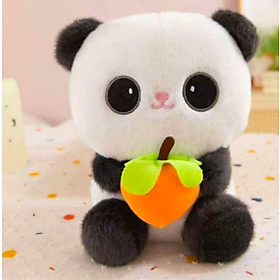 Thú nhồi bông gấu trúc đeo Balô quả bơ đáng yêu - Size 45cm - Qùa tặng gấu bông gấu trúc êm mịn cho bé