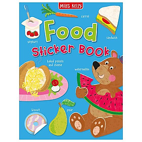 Sách ngoại văn: Sticker Book - Food