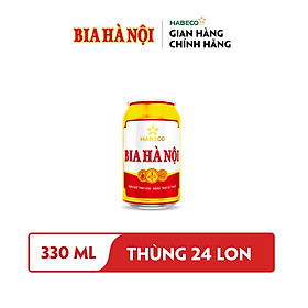 GIFT Combo 2 lon Bia Hà Nội 330ml lon