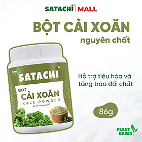 Bột Cải Xoăn Nguyên Chất SATACHI – 100% cải xoăn tự nhiên, không đường – Hộp 86g