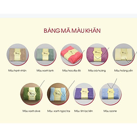 Mua Combo 10 khăn mặt chữ nhật Poemy KT 29x45 cm (Chách inbox với shop để chọn màu)