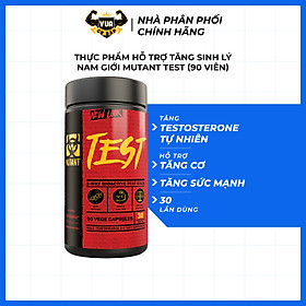 Thực Phẩm Hỗ Trợ Tăng Sinh Lý Nam Giới Mutant Test - Hộp 90 Viên