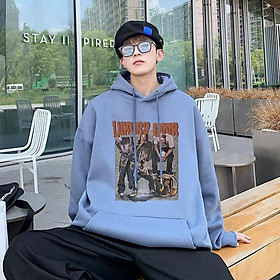 Áo Hoodie Tay Dài Dáng Rộng In Họa Tiết Phong Cách Hip hop Thời Trang Cho Nam Giới Size M-3XL