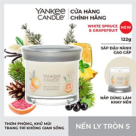Mua Nến ly tròn sáp đậu nành Yankee Candle size S (122g) - White Spruce & Grapefruit