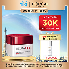 Kem Dưỡng Ngày Chống Nhăn Săn Chắc Da L’Oreal Revitalift SPF35 PA++ 50ml