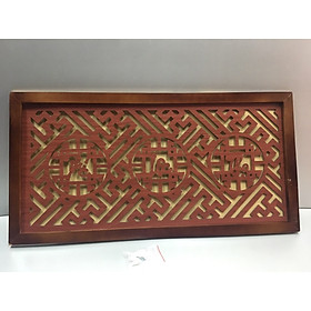 Tấm chống ám khói (phúc lộc thọ ) nâu.( trang trí lắp trên ban thờ treo tường).