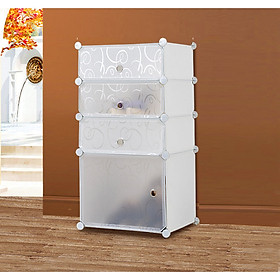 Mua Tủ giày 3 ô và 1 ô lớn đựng boot