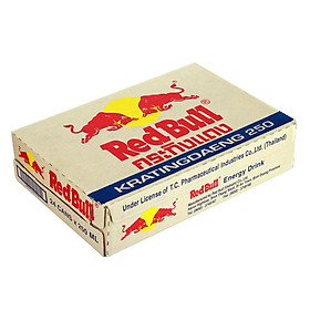 Thùng 24 Lon Nước Tăng Lực Red Bull (250ml x24 Lon)