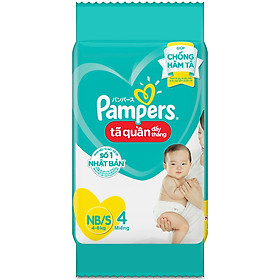 Tã Quần Đầy Tháng Pampers NB/S4 (4 Miếng)