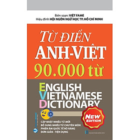 Từ Điển Anh-Việt 90.000 Từ (Tái bản năm 2024)