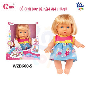 Đồ Chơi Búp Bê VDORA Có Âm Thanh Cho Bé Gái từ 3 Tuổi 