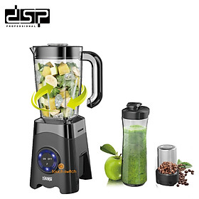 Máy xay sinh tố đa năng cao cấp 3 trong 1 nhãn hiệu DSP KJ2020 dung tích 1,5 lít công suất 300W - Hàng Nhập Khẩu