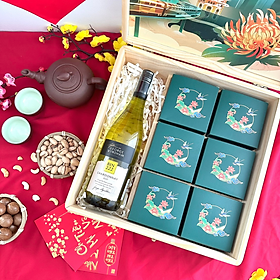 Quà Tặng Cao Cấp Hộp Quà Tết Vạn Sắc Xuân 2 Thương Hiệu Food City Việt Nam