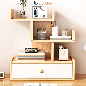 Mua Kệ Sách Gỗ Để Bàn Có Hộc Đựng Tiện Lợi GP187