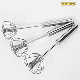 Mua Cây Đánh Trứng Inox Có Trục Xoay Tự Động Thông Minh Nhỏ Gọn 25cm
