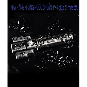 Mua Đèn Pin Siêu Sáng Đèn LED Sạc USB 3 Đầu Chiếu Sáng X300