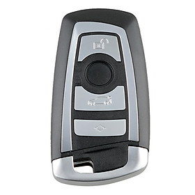 4-Button Car Remote  Key Fob Case Blade Shell for BMW 5 7 Series