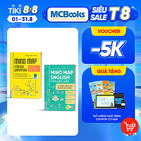 Hình ảnh sách Sách - Combo Mindmap English Grammar và Mindmap English Vocabulary - Học Kèm App Online