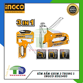 Kìm bấm ghim 3 trong 1 INGCO HSG1405