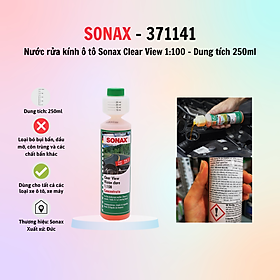 Dung dịch rửa kính đậm đặc Sonax Clear View 1:100 371141 250ml