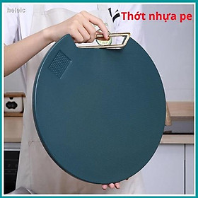 Mua Thớt Nhựa PE đa năng chống nấm mốc kháng khuẩn  Thớt tròn Chống Thấm Nước Có Tay Cầm Tiện Dụng Đường Kính 33Cm