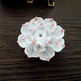 Mua ĐẾ HOA SEN GỐM ĐỂ CẮM NHANG   TRẦM NỤ