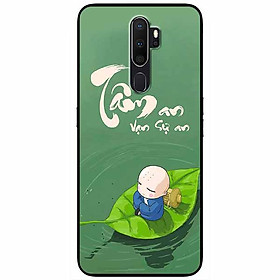 Ốp lưng dành cho Oppo A5 2020 - A9 2020 mẫu Tâm Chiếc Lá