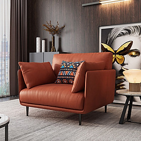 Ghế Sofa Thư Giãn Da PU Bắc Âu Cao cấp Công Nghệ Vải Không Thấm Nước - Ghế Thư Giãn Sofa 1 Chỗ Tiện Lợi Bền Đẹp GHT014 Giao màu ngẫu nhiên