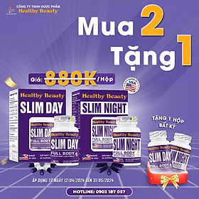 COMBO KHUYẾN MÃI 3 HỘP SLIMDAY - SLIMNIGHT