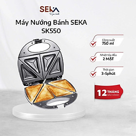 Máy nướng bánh sandwich - hotdog Seka SK550 - 750W - Hàng chính hãng