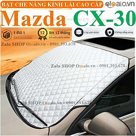 Tấm che chắn nắng nóng kính lái xe ô tô Mazda CX30 3 Lớp Cao Cấp - OTOALO