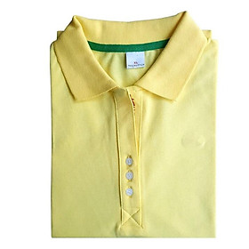 Áo Thun cotton Nữ Có Cổ -Màu VÀNG(45-75kg)