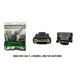 Mua Đầu chuyển đổi DVI-D (24+1) cổng đực sang HDMI cổng cái M-Pard MD102 - Hàng nhập khẩu
