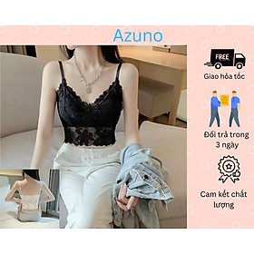 Hình ảnh Áo Bra Nữ Cúp Ngực Dây Mảnh BR2230 Chất Liệu Cotton Co Giãn Phối Hoa Dễ Thương