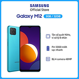 Điện Thoại Samsung Galaxy M12 (3GB/32GB) - Hàng Chính Hãng