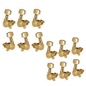 1 Set 3R3L+6R Tuning Pegs Machine Heads for Acoustic Electric Guitar