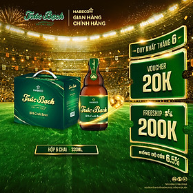 Bia Trúc Bạch IPA Craft - Hộp 6 chai 330ml
