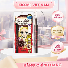 Bút Kẻ Mắt Nước Siêu Chống Trôi Kissme Heroine Make Smooth Liquid Eyeliner Super Keep (Màu Nâu Đen)