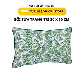 Gối Tựa Trang Trí SUMMER PALM/SPRING PALM Vải Bông, Lanh 30x50x10 cm | Index Living Mall | Nội Thất Nhập Khẩu Thái Lan