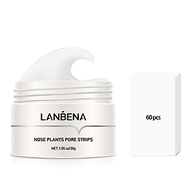 Mặt nạ LANBENA loại bỏ mụn đầu đen cho mũi và mặt hiệu quả 30g