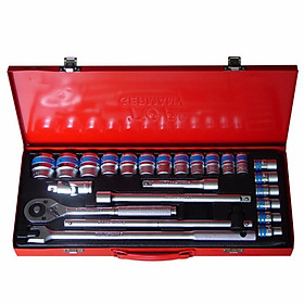 Mua Bộ Tuýp 24 Món Đức ( Bông ) Hệ Mét Top - KW-S424D-12