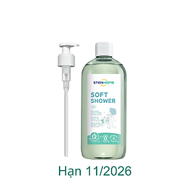 [DATE 2026]Sữa tắm, rửa mặt không xà phòng cho mọi loại da và da nhạy cảm Stanhome Family Expert Soft Shower 740ml/chai
